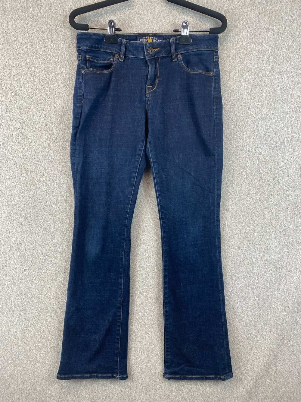 Lucky Brand Lolita Boot Cut Jeans Women's Size 25/0 Dark Wash Low Rise Stretch